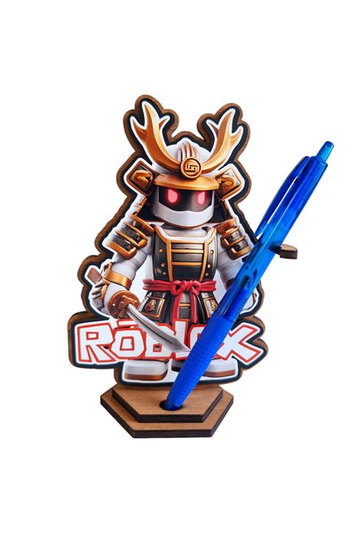 OEM Figurina Roblox Samurai, 14.5 cm, lemn