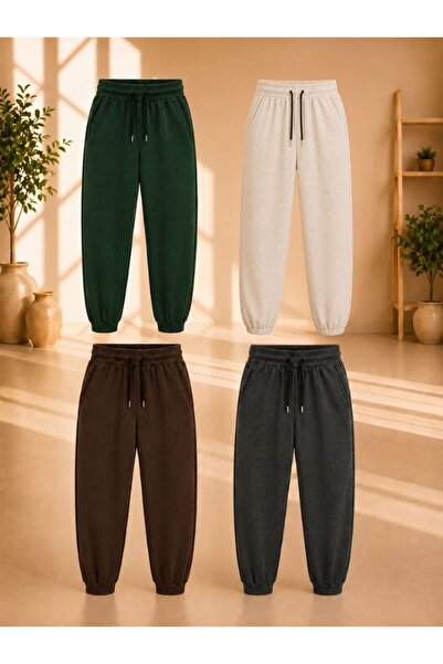 cm buseyiz Busekids Unisex Children's 4-Piece Seasonal Sweatpants Set