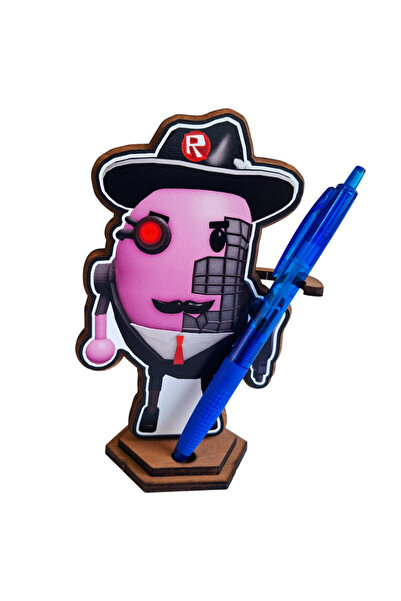 OEM Figurină Roblox Piggy Mr P, 15 cm, lemn