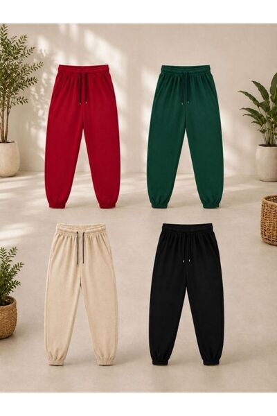 cm buseyiz Busekids Unisex Children's 4-Piece Seasonal Sweatpants Set