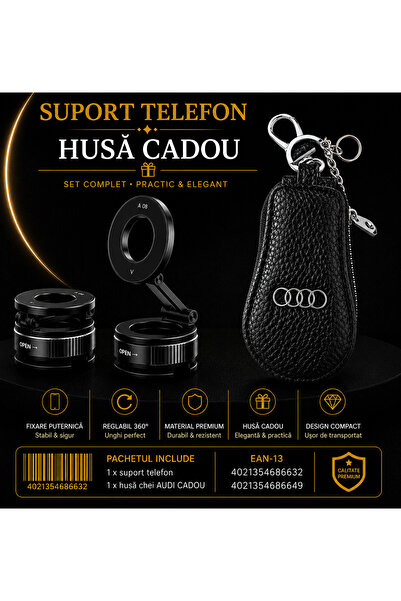 OEM 360° Adjustable Magnetic Phone Holder, Foldable, Premium Design + Black A...