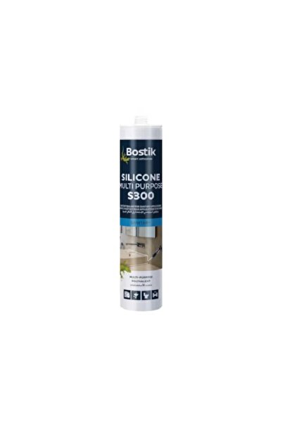 Bostik Den Braven Bostik S300 transparent silicone sealant 300ml, versatile, ...