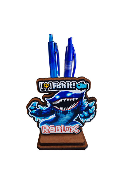 OEM Figurină Roblox Fish It Huggy Wuggy, 9,5 cm, lemn