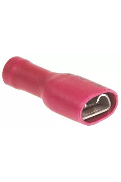 JST Flat spade terminal 4.8mm 0.8mm female 0.5/1.5mm2 crimped on red cable LV...