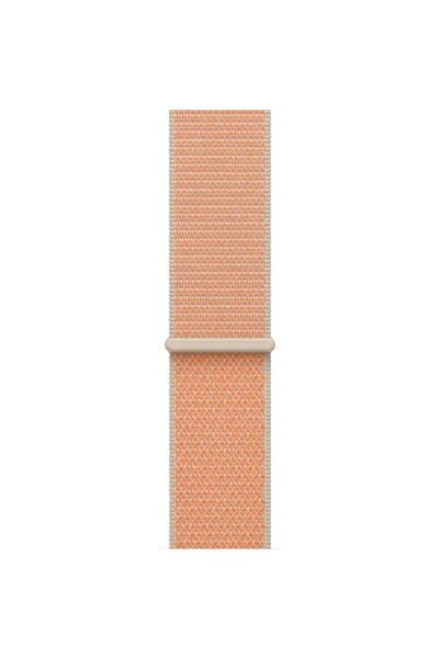 Apple Curea MHYV4ZM/A, pentru Watch 46 mm, Sport Loop, Cantaloupe