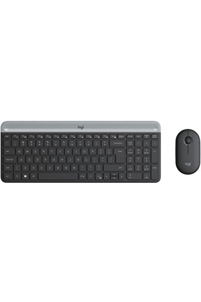 logitech Kit tastatura + mouse wireless MK470, Negru Grafit