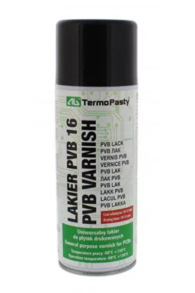 TermoPasty Insulating lacquer spray for printed circuits PVB 16 400 ml