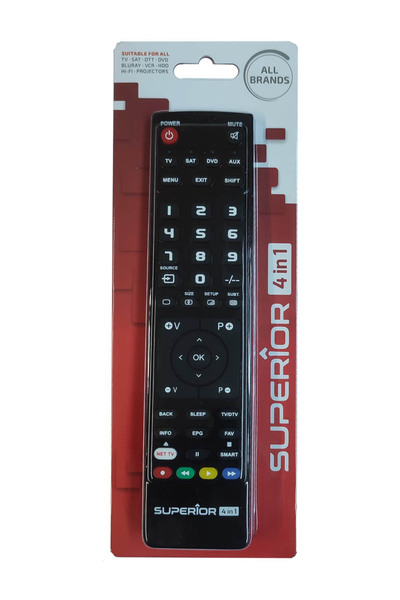 Superior programmable 4 in 1 remote control (212)