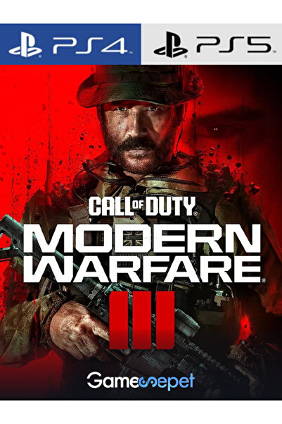 Gamesepet Call of Duty: Modern Warfare III Ps4 ve Ps5 Uyumlu Dijital Playstation