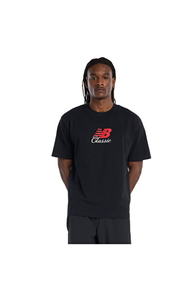 New Balance Ανδρικό T-shirt με Κλασικό Γραφικό Σχέδιο Στεφάνια XL