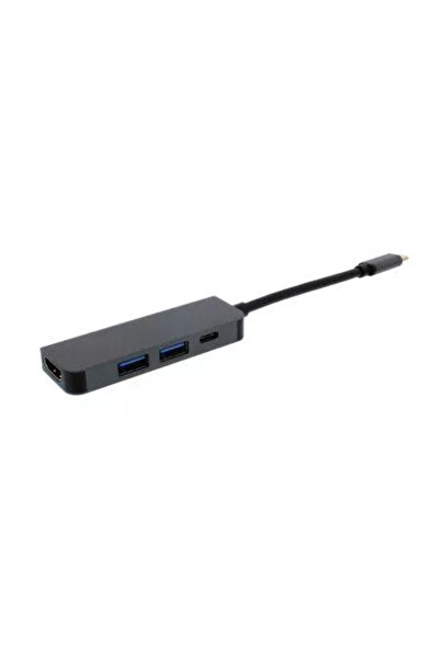 Well Αντάπτορας USB Type C σε HDMI 4K, 3x USB 3.0 και USB Type C PD 60W