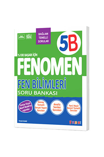 Fenomen Yayıncılık FENOMEN YAYINLARI 5.SINIF FEN BİLİMLERİ (B) SORU BANKASI