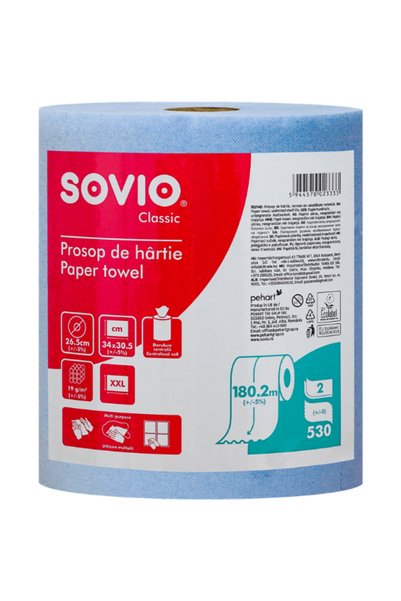 Sovio Monorolă Albastră 2 straturi, 530 foi, 180 m