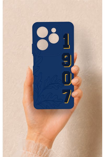 Vip Case Infinix Hot 40 Pro Compatible 1907 Acorn Patterned Silicone Case