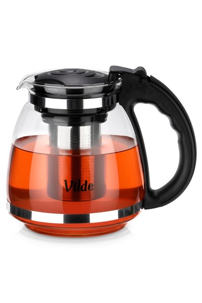 Vilde Carafă de sticlă cu infuzor și sită, 1.5L, pentru ceai de plante 259429