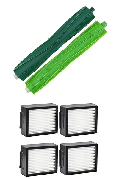 Rovexa Irobot Roomba I3 I3 + Compatible 1 Main Brush and 4 Hepa Filters