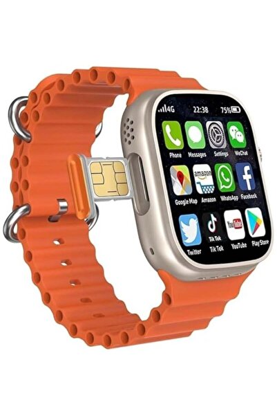 Modio 4G Ultra max android smart watch HD 2.2 inch full touch screen with 3 s...