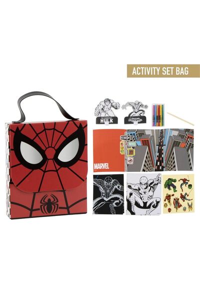 Cerda Marvel Spiderman Colouring backpack set