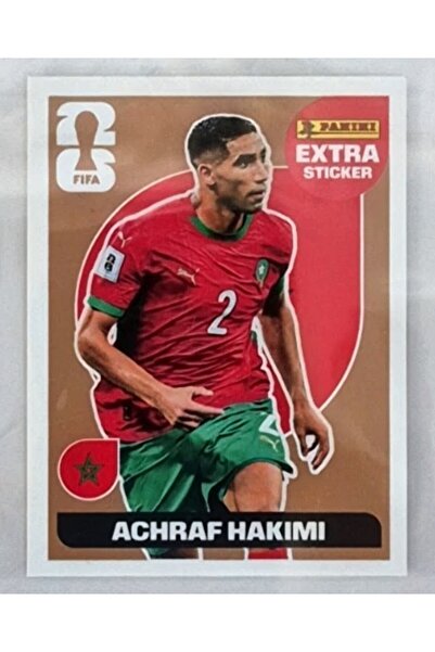 Panini ملصق أرشاف هكيمي إكسترا برونزي لكأس العالم فيفا 2026 الولايات المتحدة ...