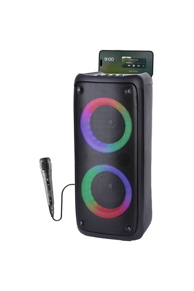 Mediatech Boxa Portabila wireless pentru Karaoke, Media-Tech Funbox MT3181, R...