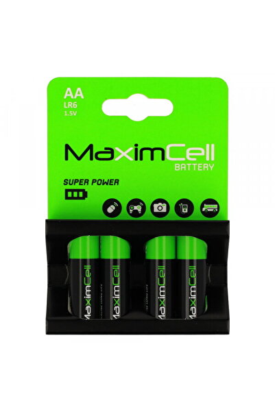 MaximCell Baterii Super Power, AA / LR6, Set 4 bucăți