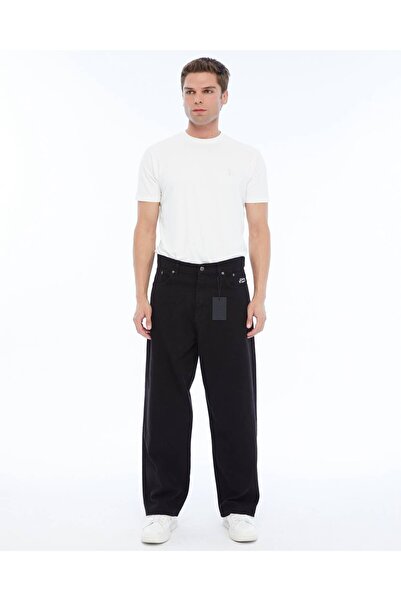 BAGGY PANTOLON NAKIŞLI