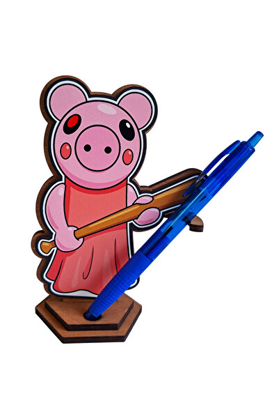 OEM Figurina Roblox Piggy, 14 cm, lemn