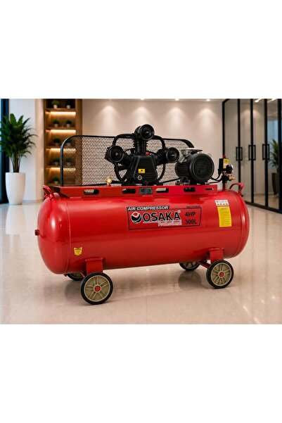 NEW OSAKA Air Compressor 300Liter + 4 Hp 220V Industrial Compressor