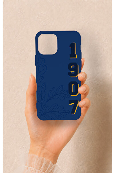 Vip Case iPhone 12-12PRO Uyumlu 1907 Palamut Desenli Silikon Kılıf