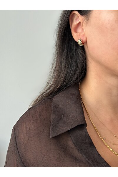 ringbox Gold Row Model Earrings
