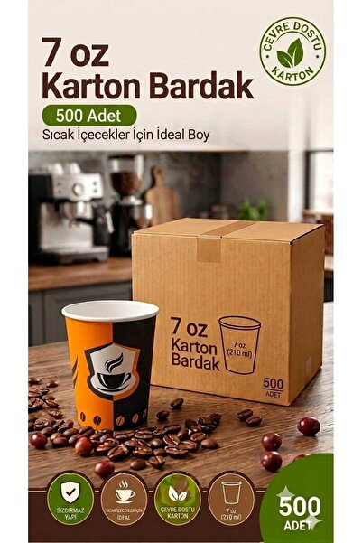 Çorlu Cup 7 OZ KARTON BARDAK 500 ADET