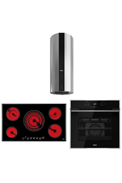 Teka Siyah Ankastre Set (HLB 840 SS BK -TR 951- CC 485)