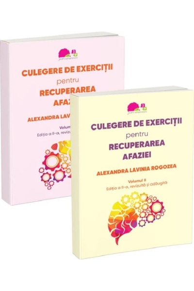 JUCARII VORBARETE Culegere de exercitii pentru recuperarea afaziei Vol.1+ Vol...