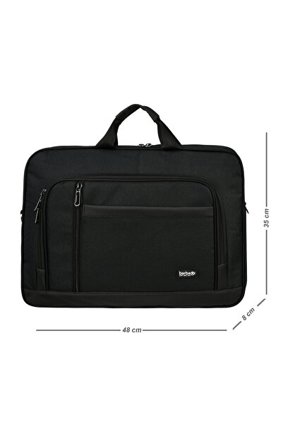 GALB LEATHER 17 Inc Laptop Briefcase with Multiple Functions and Full Protection