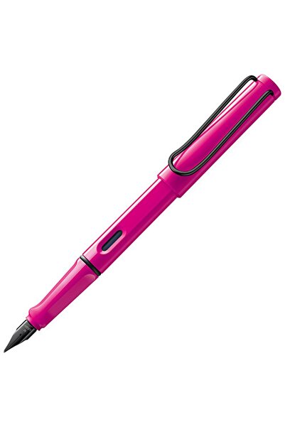 Lamy Safari Dolma Kalem Metal Siyah Klips M Uc Pembe