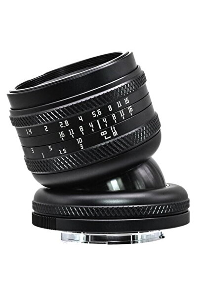 AstrHori Manual Lens, 50 mm, F1.4 Full Frame, Tilt Lens, MFT / M4/3 Mount, Black