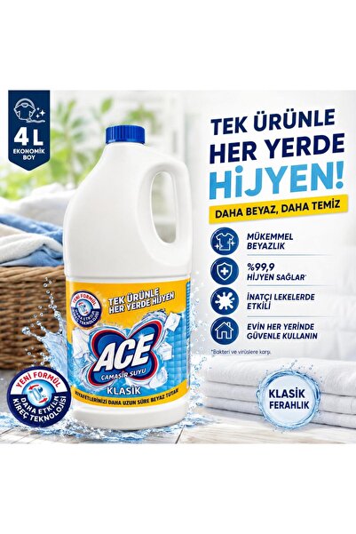 ACE CAMASIR SUYU 4 LT