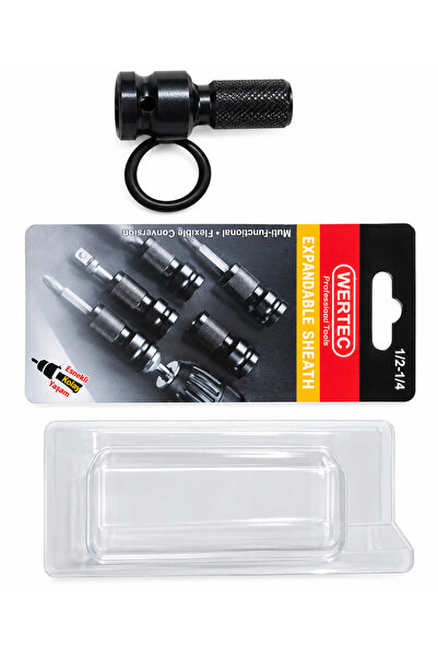 WERTEC Somun Sökme Dönüştürücü Bits Tutucu Adaptörü 1/2-1/4