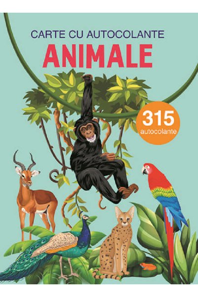 Biblion Animale. Carte cu autocolante