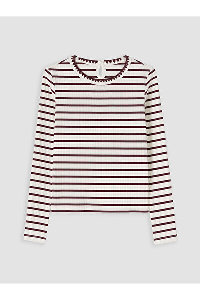 LC Waikiki Lcw Kids Striped Girls' T-Shirt