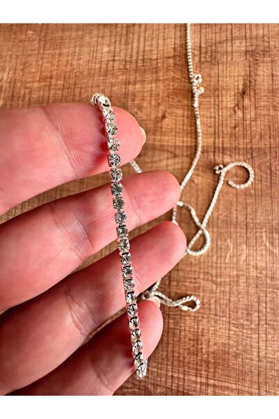 Gönülden Tasarım 100 cm Zircon Stone Strip Clothing Accessory