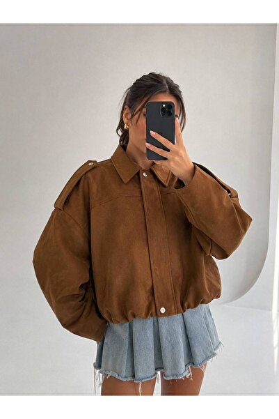 D'RECCY ΓΥΝΑΙΚΕΙΟ OVERSIZE ΣΟΥΕΤ ΜΠΟΜΠΕΡ ΜΠΟΥΦΑΝ