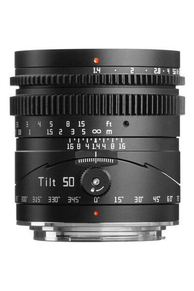 TTArtisan Manual Tilt Lens, 50mm, F1.4, Full Frame, for Canon RF