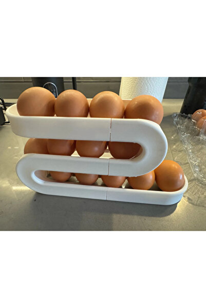 DU&ER Egg Dispenser Egg Organizer Storage Stand Kitchen Refrigerator Organizer