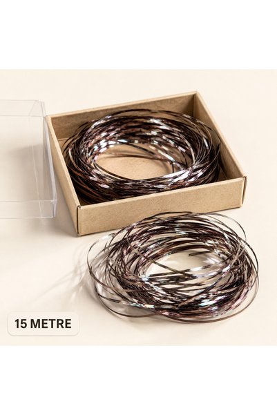 KALİ DEKOR Platin Yanardöner Tel Kırma Teli 15 Metre Tel Kırma Teli, Bartın T...