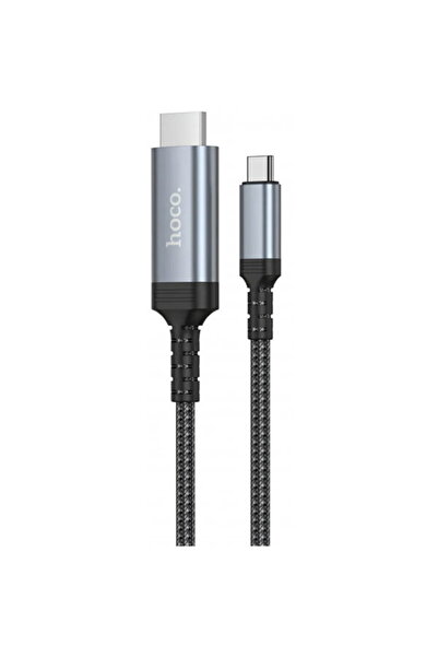 Hoco USB-C - HDMI Audio and Video Cable UA43, 1.8m, Gray
