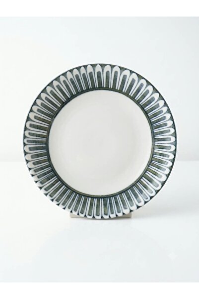 maia Porcelain Maia Porselen 6'lı 18 cm Desenli Yemek Tabağı Seti