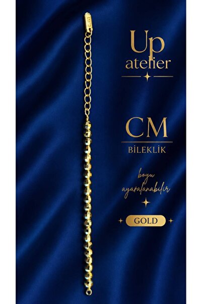 CM Jewelry Beaded Steel Bracelet