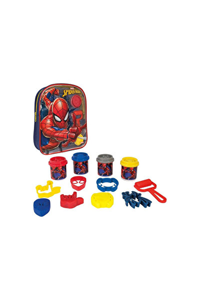 As Play-Doh Marvel Spiderman Σακίδιο Πλάτης με 4 Βάζα - Καλούπια Καπακιών και...