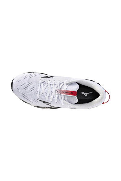 MIZUNO Wave Rider 30 Unisex Koşu Ayakkabısı Beyaz / Siyah